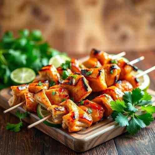 Honduran Chicken Kabob Marinade - Grill Perfect Pinchos